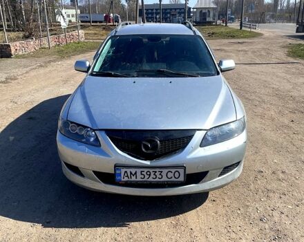 Серый Мазда 6, объемом двигателя 2 л и пробегом 320 тыс. км за 2100 $, фото 1 на Automoto.ua
