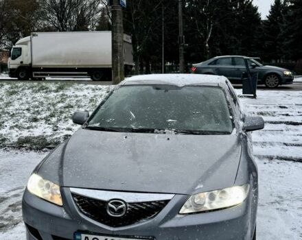 Серый Мазда 6, объемом двигателя 2 л и пробегом 217 тыс. км за 2500 $, фото 1 на Automoto.ua