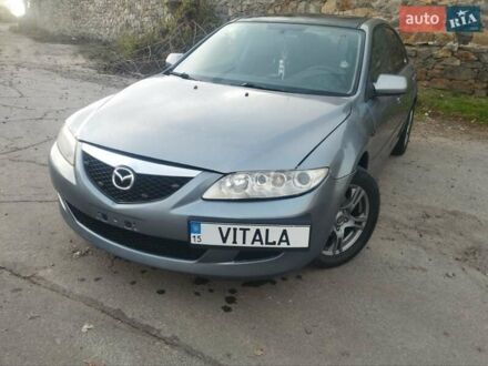Серый Мазда 6, объемом двигателя 2 л и пробегом 371 тыс. км за 4800 $, фото 1 на Automoto.ua