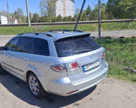 Серый Мазда 6, объемом двигателя 2.3 л и пробегом 210 тыс. км за 4300 $, фото 1 на Automoto.ua