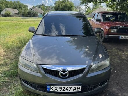Серый Мазда 6, объемом двигателя 1.8 л и пробегом 228 тыс. км за 4299 $, фото 1 на Automoto.ua