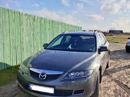 Серый Мазда 6, объемом двигателя 2 л и пробегом 400 тыс. км за 4100 $, фото 1 на Automoto.ua