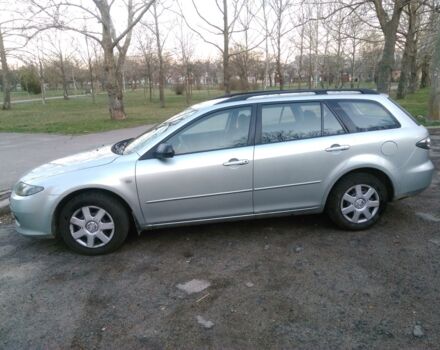 Серый Мазда 6, объемом двигателя 2 л и пробегом 198 тыс. км за 6400 $, фото 1 на Automoto.ua