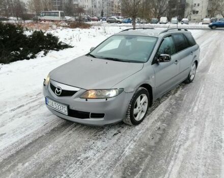 Серый Мазда 6, объемом двигателя 2.3 л и пробегом 166 тыс. км за 1200 $, фото 1 на Automoto.ua