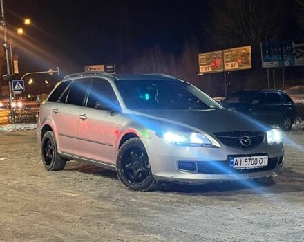 Серый Мазда 6, объемом двигателя 2 л и пробегом 320 тыс. км за 3800 $, фото 1 на Automoto.ua