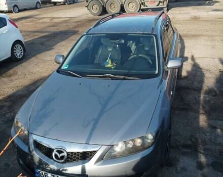 Серый Мазда 6, объемом двигателя 2 л и пробегом 327 тыс. км за 4200 $, фото 1 на Automoto.ua