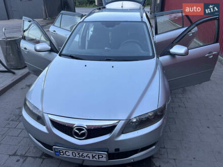 Серый Мазда 6, объемом двигателя 2 л и пробегом 225 тыс. км за 4000 $, фото 1 на Automoto.ua