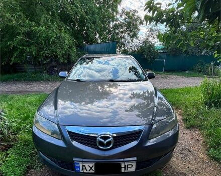 Серый Мазда 6, объемом двигателя 1.8 л и пробегом 200 тыс. км за 4250 $, фото 1 на Automoto.ua