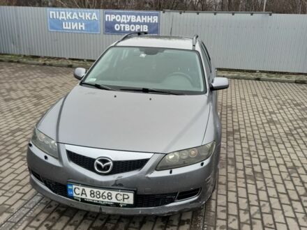 Серый Мазда 6, объемом двигателя 2 л и пробегом 360 тыс. км за 3500 $, фото 1 на Automoto.ua