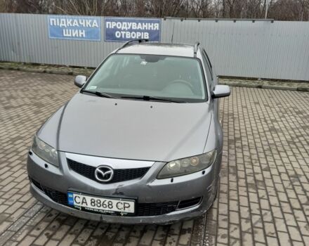 Серый Мазда 6, объемом двигателя 2 л и пробегом 360 тыс. км за 3500 $, фото 1 на Automoto.ua