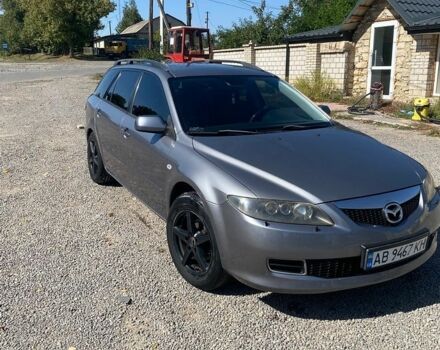 Серый Мазда 6, объемом двигателя 2 л и пробегом 350 тыс. км за 4300 $, фото 1 на Automoto.ua