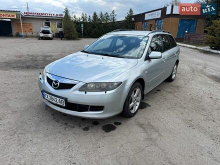 Серый Мазда 6, объемом двигателя 2 л и пробегом 270 тыс. км за 3300 $, фото 1 на Automoto.ua