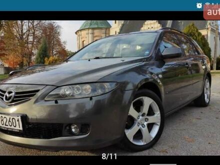 Серый Мазда 6, объемом двигателя 2 л и пробегом 328 тыс. км за 6200 $, фото 1 на Automoto.ua