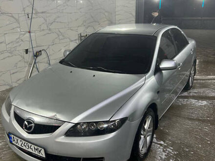 Серый Мазда 6, объемом двигателя 2 л и пробегом 265 тыс. км за 3800 $, фото 1 на Automoto.ua