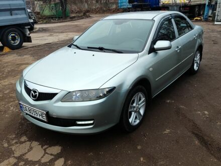 Серый Мазда 6, объемом двигателя 1.8 л и пробегом 290 тыс. км за 3100 $, фото 1 на Automoto.ua