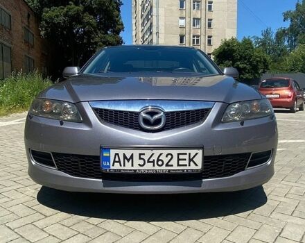 Серый Мазда 6, объемом двигателя 1.8 л и пробегом 186 тыс. км за 4400 $, фото 1 на Automoto.ua