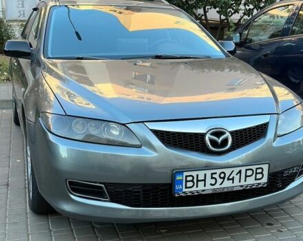 Серый Мазда 6, объемом двигателя 2 л и пробегом 292 тыс. км за 4350 $, фото 1 на Automoto.ua