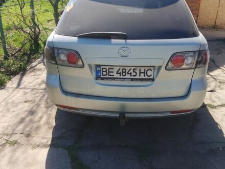 Серый Мазда 6, объемом двигателя 2 л и пробегом 350 тыс. км за 3600 $, фото 1 на Automoto.ua