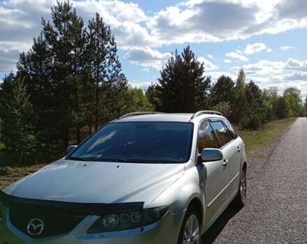 Серый Мазда 6, объемом двигателя 2 л и пробегом 280 тыс. км за 4350 $, фото 1 на Automoto.ua