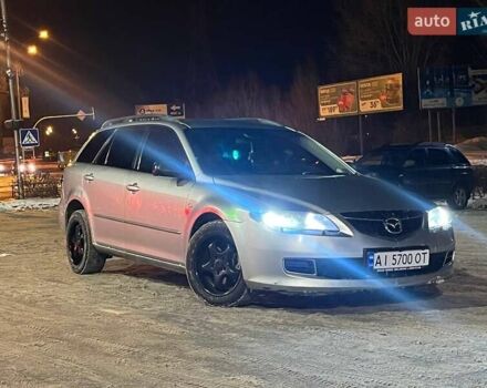 Серый Мазда 6, объемом двигателя 2 л и пробегом 320 тыс. км за 3800 $, фото 1 на Automoto.ua