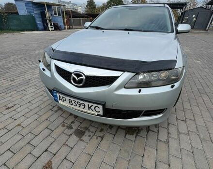 Серый Мазда 6, объемом двигателя 2 л и пробегом 212 тыс. км за 5800 $, фото 1 на Automoto.ua