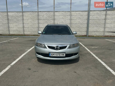 Серый Мазда 6, объемом двигателя 2 л и пробегом 186 тыс. км за 4900 $, фото 1 на Automoto.ua