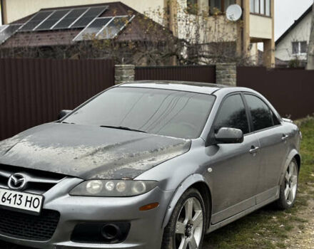 Серый Мазда 6, объемом двигателя 2.26 л и пробегом 192 тыс. км за 2500 $, фото 1 на Automoto.ua