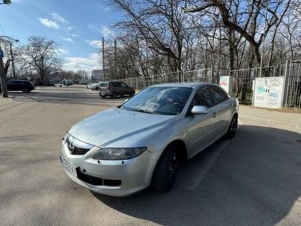 Серый Мазда 6, объемом двигателя 2 л и пробегом 381 тыс. км за 3800 $, фото 1 на Automoto.ua