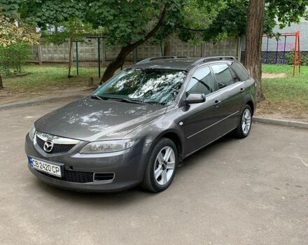 Серый Мазда 6, объемом двигателя 1.8 л и пробегом 240 тыс. км за 5500 $, фото 1 на Automoto.ua