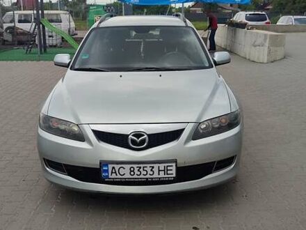 Серый Мазда 6, объемом двигателя 2 л и пробегом 300 тыс. км за 4250 $, фото 1 на Automoto.ua
