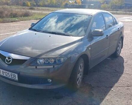 Мазда 6 2006 у Карловке на Automoto.ua Сірий Мазда 6, об'ємом двигуна 2 л та пробігом 251 тис. км за 5300 $, фото 1 на Automoto.ua