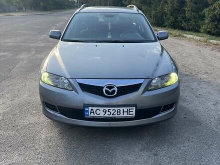 Серый Мазда 6, объемом двигателя 2 л и пробегом 290 тыс. км за 4200 $, фото 1 на Automoto.ua