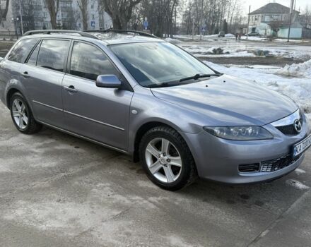 Серый Мазда 6, объемом двигателя 2 л и пробегом 200 тыс. км за 5200 $, фото 1 на Automoto.ua