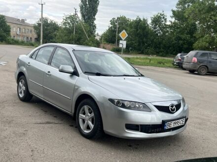 Мазда 6 2006 у Новом Буге на Automoto.ua Сірий Мазда 6, об'ємом двигуна 2 л та пробігом 241 тис. км за 3250 $, фото 1 на Automoto.ua