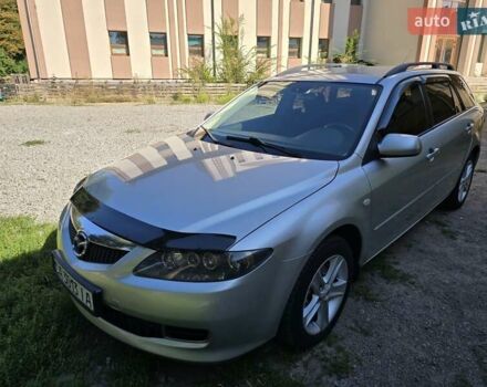 Серый Мазда 6, объемом двигателя 2 л и пробегом 214 тыс. км за 3800 $, фото 1 на Automoto.ua