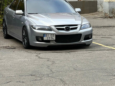 Серый Мазда 6, объемом двигателя 2.3 л и пробегом 200 тыс. км за 6900 $, фото 1 на Automoto.ua