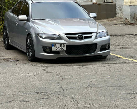 Сірий Мазда 6, об'ємом двигуна 2.3 л та пробігом 200 тис. км за 6900 $, фото 1 на Automoto.ua