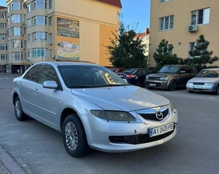 Серый Мазда 6, объемом двигателя 2 л и пробегом 383 тыс. км за 2200 $, фото 1 на Automoto.ua
