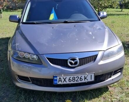 Сірий Мазда 6, об'ємом двигуна 2 л та пробігом 200 тис. км за 3500 $, фото 1 на Automoto.ua