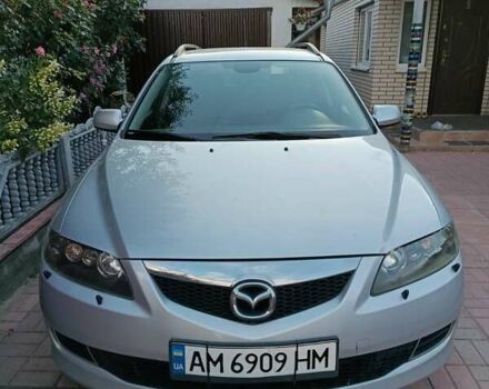 Серый Мазда 6, объемом двигателя 1.8 л и пробегом 285 тыс. км за 4850 $, фото 1 на Automoto.ua