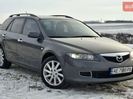 Серый Мазда 6, объемом двигателя 2 л и пробегом 230 тыс. км за 5800 $, фото 1 на Automoto.ua