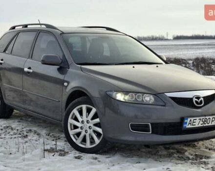 Серый Мазда 6, объемом двигателя 2 л и пробегом 230 тыс. км за 6000 $, фото 1 на Automoto.ua