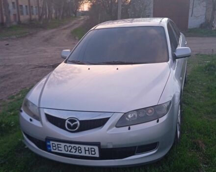 Серый Мазда 6, объемом двигателя 2 л и пробегом 208 тыс. км за 4500 $, фото 1 на Automoto.ua