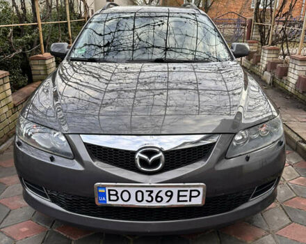 Серый Мазда 6, объемом двигателя 1.8 л и пробегом 267 тыс. км за 6000 $, фото 1 на Automoto.ua