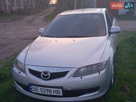 Серый Мазда 6, объемом двигателя 2 л и пробегом 208 тыс. км за 4500 $, фото 1 на Automoto.ua