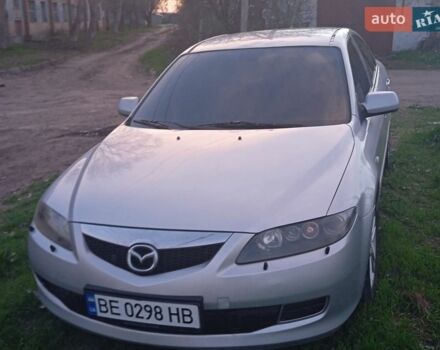 Серый Мазда 6, объемом двигателя 2 л и пробегом 208 тыс. км за 4500 $, фото 1 на Automoto.ua