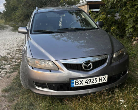 Серый Мазда 6, объемом двигателя 2 л и пробегом 350 тыс. км за 4700 $, фото 1 на Automoto.ua