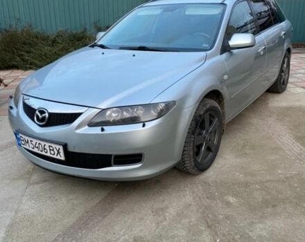 Серый Мазда 6, объемом двигателя 2 л и пробегом 195 тыс. км за 5300 $, фото 1 на Automoto.ua