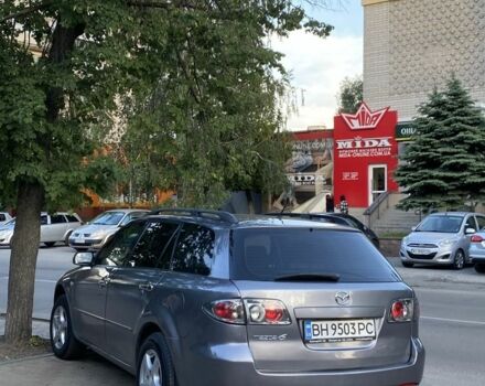 Сірий Мазда 6, об'ємом двигуна 2 л та пробігом 221 тис. км за 3850 $, фото 1 на Automoto.ua