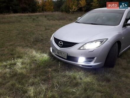 Серый Мазда 6, объемом двигателя 2 л и пробегом 203 тыс. км за 7700 $, фото 1 на Automoto.ua